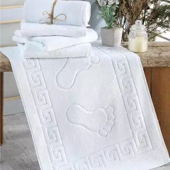 Полотенце для ног 1 шт. белый коврик для ванной