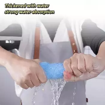 Полотенце для посудомоечной машины, тряпка из древесного волокна с антипригарным покрытием, мочалка для мытья посуды, кухонное бытовое подлинное чистящее полотенце. 10pcs