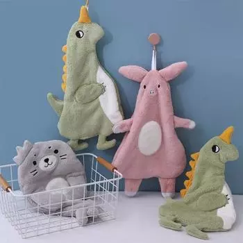 Полотенце для протирания рук, многоразовое впитывание воды, уютное прикосновение, экологически чистые детские товары из кораллового флиса, товары для дома One Size серый