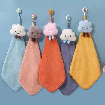 Полотенце для протирания, удобное супер впитывающее коралловое флисовое 3D цветочное полотенце для кухни, ванной комнаты, подвесное полотенце для рук, аксессуары для дома 30*30cm E