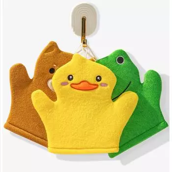 Полотенце для растирания сиба-ину, ребенок трет спину без боли, бытовые детские банные полотенца, симпатичное банное полотенце, полотенце для растирания