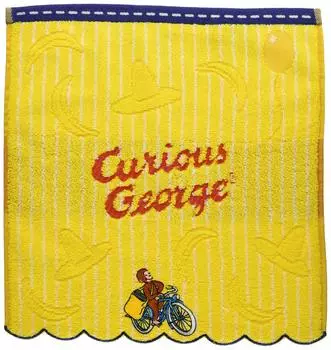 Полотенце для рук Marushin Curious George 34 x 36 см Желтая полоска Хлопок 4765008200 100%