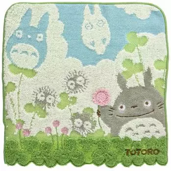 Полотенце для рук Marushin Ghibli Мой сосед Тоторо, 24 x 24 см, хлопок Michikusa 1005009200 100%