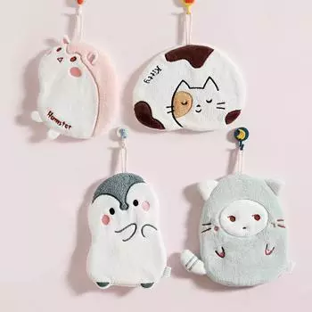 Полотенце для рук можно повесить, впитывающее воду, быстросохнущее, бытовое, для ванной комнаты, полотенце для рук с рисунком, быстросохнущее, многофункциональное полотенце 1 белый