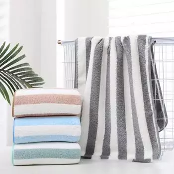 Полотенце для рук Мягкое, хорошая воздухопроницаемость, сильное водопоглощение, деликатное сухое тело, коралловый бархат, вязальная полоска, полотенце для душа, принадлежности для ванной комнаты розовый
