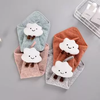 Полотенце для рук Невыцветающее моющееся Дышащее Прочное полотенце для мытья помещений Подвесное полотенце Ежедневное использование