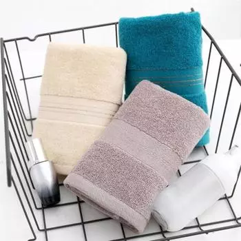 Полотенце для рук, устойчивое к разрыву, сухое тело, цветостойкое, отличное однотонное полотенце для рук для дома света кофе