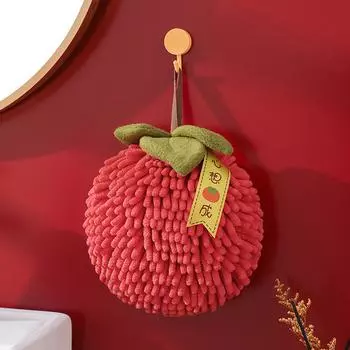 Полотенце для рук, утолщенное впитывающее полотенце, кухонное и в ванной, полотенце для рук, ластик для гандбола One Size красный