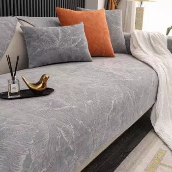 Полотенце для спинки дивана, не царапающееся, синельное светлое, роскошная подушка для дивана, универсальное полотенце для дивана Four Seasons, чехол для дивана, полностью обернутый чехол 70*70