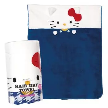 Полотенце для сушки волос Skater, впитывающее воду, быстросохнущее, Hello Kitty Sanrio, высота 40 см, ширина 100 см TOH1-A