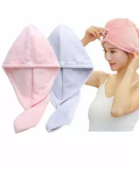 Полотенце для сушки волос, сухая шапочка для быстрой сушки волос, полотенце для длинных волос, легкая шапочка для душа, сильное впитывание воды после ванны, полотенце для пушистых волос