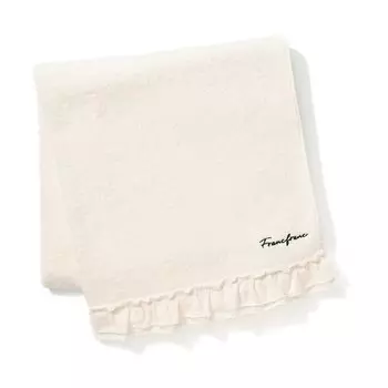 Полотенце для ванной Francfranc Frill белое