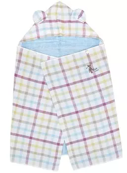 Полотенце для ванной Kontex Duo с капюшоном, нежно-голубое синий