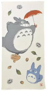 Полотенце для ванной Marushin Ghibli Мой сосед Тоторо 60 x 120 см Летающий Тоторо 100% хлопок 1005037400