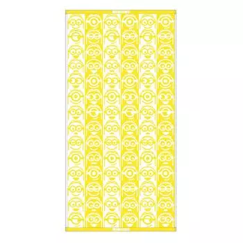 Полотенце для ванной Marushin с рисунком в виде лица миньона, желтое, милое 4805057700