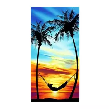 Полотенце для ванной Микрофибра Принт Быстросохнущее Пляжное Полотенце Тип 16