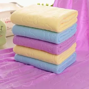 Полотенце для ванной Simplicity Microfiber Beach, быстросохнущее, 70x140 см, впитывающее, новое и высококачественное, полотенце из мягкой ткани с рисунком медведя, 1 шт. 70*140cm синий