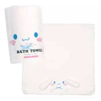 Полотенце для ванной Skater, впитывающее воду, быстросохнущее, Cinnamoroll Sanrio, высота 60 см, ширина 120 см, TODR1-A