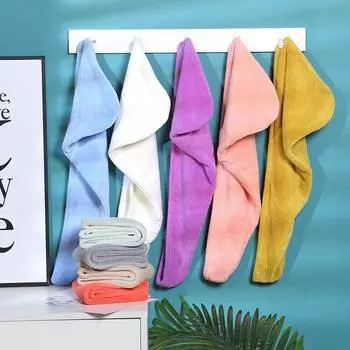 Полотенце для ванной, впитывающее, для женщин и взрослых, быстросохнущее, для ванны, для душа, длинная вьющаяся шапочка для волос, полотенце для сухой головы, полотенце из микрофибры 25x66cm хаки