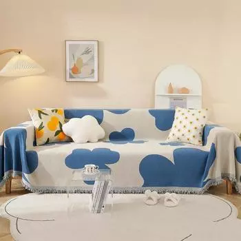 Полотенце для волос Four Seasons, универсальный простой современный чехол в стиле Ins, тканевый чехол для дивана, не царапающий универсальный чехол для дивана, полотенце 180*130