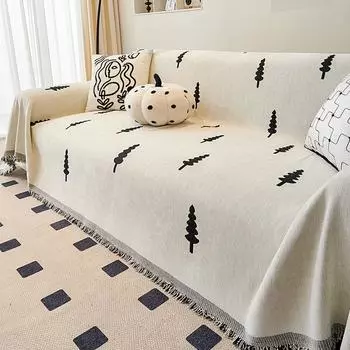 Полотенце для волос Lucky Tree Chenille, универсальный чехол для дивана Four Seasons, чехол для дивана из цельного куска, чехол для гостиной 180*150cm
