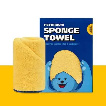 Полотенце-губка (L) Полотенце из микрофибры для собак/кошек 1P