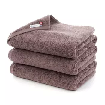 Полотенце Hartwell Imabari Fluffy 365 Банное полотенце Полотенце простое простое цветное полотенце Imabari Сделано в Японии Набор из 3 коричневых предметов коричневый