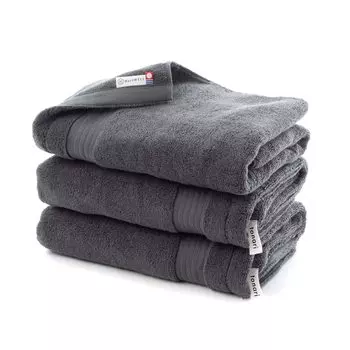 Полотенце Hartwell Imabari My Hotel Towel Банное полотенце для отеля Полотенце Simple Plain Loop Цветное полотенце Набор из 3 шт. Темно-серый