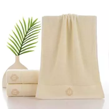 Полотенце Хлопковое полотенце для лица Утолщенное впитывающее полотенце для лица Мягкое бытовое 35*75cm темно-серого