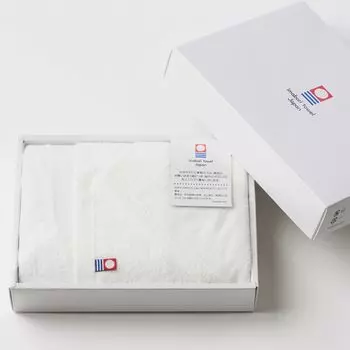 Полотенце Имабари 1 полотенце для рук 1 полотенце для лица Бытовое белое премиум подарочное маленькое