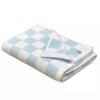 Полотенце Imabari Банное полотенце 1 шт. Пастельное клетчатое синее 65x120 см Впитывающий объем Прочно проверенное большое водопоглощающее полотенце Imabari Полотенце Imabari Bath