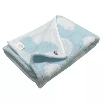 Полотенце Imabari, банное полотенце, 1 шт., рисунок ежа, синий, милый рисунок животного, 60x120 см, впитывающее воду, пушистое, сделано в Японии, для детского сада, школы