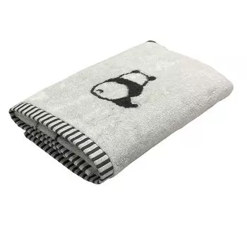 Полотенце Imabari, банное полотенце, 1 шт., рисунок панды, цвет слоновой кости, милый рисунок животных, 60x120 см, впитывающее воду, пушистое, сделано в Японии, для детского сада, школы, сна