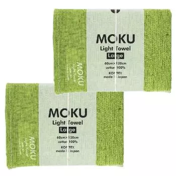 Полотенце Imabari Contex MOKU Light Полотенце Размер L Лаймово-зеленый Набор из 2 шт. [Contex] зеленый лайм