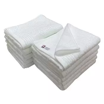 Полотенце Imabari для лица, набор из 10 полотенец гостиничного типа, белого цвета, 34x85 см, впитывает воду, сделано в Японии