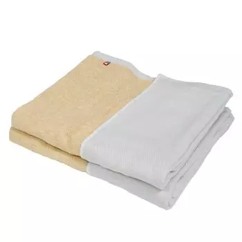 Полотенце Imabari Gauze Reversible Bath Made in Quick Cotton 2 Банное полотенце, Полотенце, Ворс, Япония, Сушка, Легкое, 100% (Светло-серый/бежевый, Полотенца)