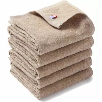 Полотенце Imabari, набор из 5 полотенец 15 из хлопка, 31 x 86 см, сделано в Японии, полотенце для коммерческого использования, салона красоты, мытья лица, простое полотенце для ухода за больными