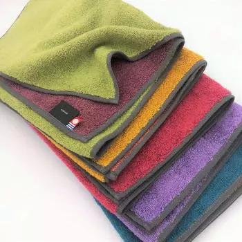 Полотенце Имабари, набор из 5 полотенец для лица традиционных японских цветов, 34 см x 85 см, сделано в Японии, роскошный, нежный на ощупь, хлопок, двусторонний