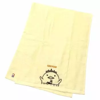 Полотенце Imabari Полотенце для лица 34x86см Полотенце с вышивкой Barry-san Barry-san кремовый