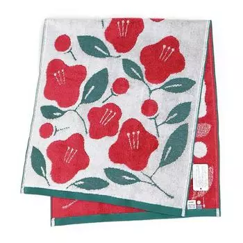 Полотенце Имабари Полотенце для лица Цубаки (красный)