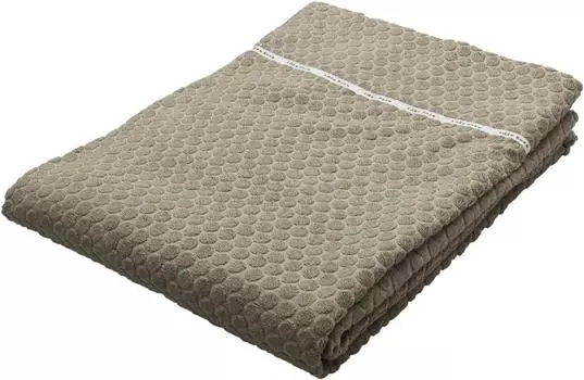 Полотенце Imabari Полотенце-одеяло Idesola Natural Time Dot Серое Одинарное 140 x IZ0158 (приблизительно. 190см) серый