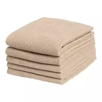 Полотенце Imabari, сделано в Японии, полотенце для лица, хлопок, 75 г, 34 x 86 см, набор из 5 сэндвичей, простой набор Imabari для лица, сделано в Японии, для коммерческого использования в салонах красоты песочный