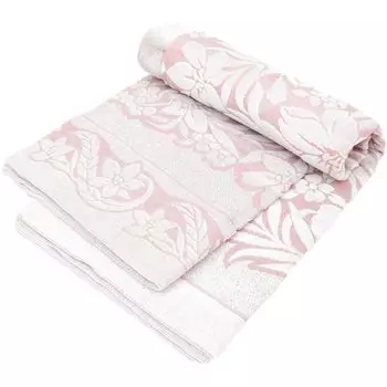 Полотенце Imabari Single от Japan Towel Inspection Made in Jacquard 140 x Lily Made in With For Tight Lightweight Imabari Summer Compressed Blanket, розовый