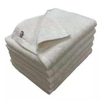 Полотенце Imabari Towel Face 5 Organic Fluffy Towel, Pieces, Cotton, 32x86 см, Впитывающее, приятное для кожи, бежевый