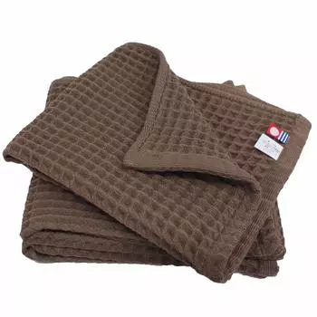 Полотенце Imabari Вафельное полотенце Imabari Коричневое полотенце для рук, 3 шт. SB-459 100231106202-01-02 коричневый