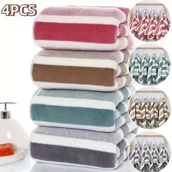 Полотенце из кораллового флиса Утолщенное, впитывающее, быстросохнущее бытовое полотенце для лица из ультратонких волокон Мягкое полотенце для лица Подходит для лица, рук и волос 1PCS красный