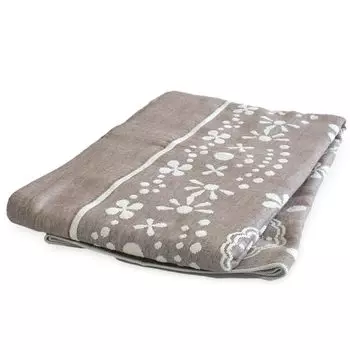 Полотенце из марли Imabari Made in 140 x Floral Nap All Seasons & Blanket, Полотенце, Односпальное, 100% хлопок, Япония, 190 см, Узор, Хлопок, Не вызывает раздражения кожи,