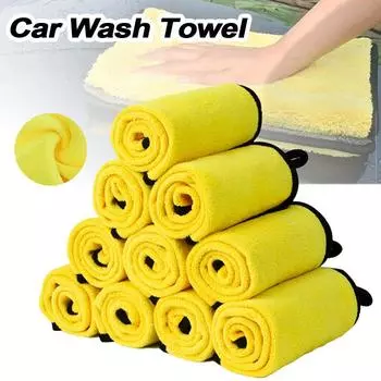 Полотенце из микрофибры, автомобильное полотенце из микрофибры, полотенце для мытья, ткань для чистки из микрофибры, сушильное полотенце для автомойки, автодетейлинг 30*60cm