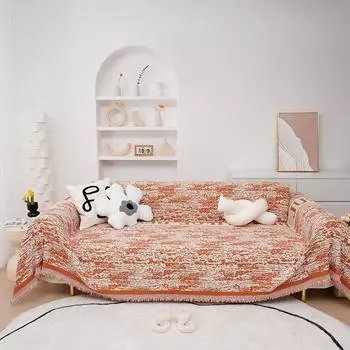 Полотенце из синели с буквами «Четыре сезона», универсальный чехол для дивана, подушка для дивана, универсальный чехол для дивана, полотенце для дивана 180*130