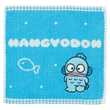 Полотенце Marushin Carry Towel для рук Sanrio Hangyodon Cute Hangyo носовой платок Компактный персонаж антибактериальный устойчивый к запахам 3005067400